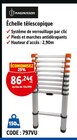 Échelle télescopique - MAGNUSSON en promo chez Screwfix Reims à 86,24 €