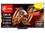 75C8L SQD-Mini LED TV (Flat, 75 Zoll / 190,5 cm, HDR 4K, SMART TV) im Angebot bei MediaMarkt Saturn in Paderborn 75C8L SQD-Mini LED TV (Flat, 75 Zoll / 190,5 cm, HDR 4K, SMART TV) Angebote von TCL bei MediaMarkt Saturn Paderborn für 2.499,00 €