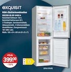 Kühl-/Gefrierkombination im V-Markt Prospekt Kühl-/Gefrierkombination von exquisit im aktuellen V-Markt Prospekt für 399,00 €