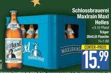 Maxl Helles im EDEKA Prospekt Maxl Helles von Schlossbrauerei Maxlrain im aktuellen EDEKA Prospekt für 15,99 €