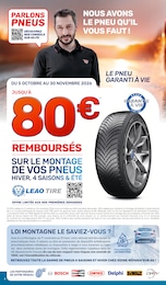 Prix et réduction Pneus dans le prospectus AD en cours Offre Pneus dans le catalogue AD du moment à la page 4