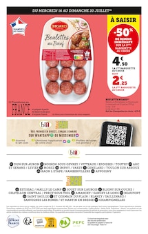 Catalogue Bi1 de la semaine 29, "bi1 supermarché Maxi MARCHÉ", page 2, 16/07/2025 - 27/07/2025 Prospectus Bi1 en cours, "bi1 supermarché Maxi MARCHÉ", page 2 sur 14
