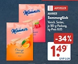 Sommerglück im ALDI SÜD Prospekt Sommerglück von Manner im aktuellen ALDI SÜD Prospekt für 1,49 €