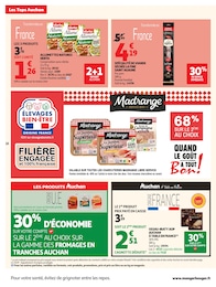 Prix et réduction Jambon dans le prospectus Auchan Hypermarché en cours Offre Jambon dans le catalogue Auchan Hypermarché du moment à la page 18