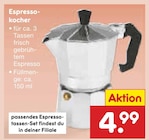 Espressokocher im Angebot bei Netto Marken-Discount in Warendorf Espressokocher Angebote bei Netto Marken-Discount Warendorf für 4,99 €