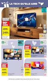 Télévision en promo dans le catalogue Carrefour à la page 33