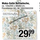 Mako-Satin Bettwäsche Angebote von BIERBAUM bei Opti-Wohnwelt Nürnberg für 29,99 €