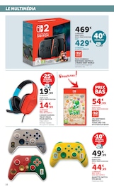 Promos Nintendo Switch dans le catalogue "LES PRIX BAS lancent le match" de Hyper U Nintendo Switch en promo dans le catalogue Hyper U à la page 16