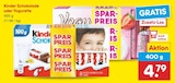 Schokolade oder Yogurette im Angebot bei Netto Marken-Discount in Jena Schokolade oder Yogurette Angebote von Kinder bei Netto Marken-Discount Jena für 4,79 €