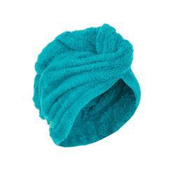 DECATHLON Lünen - Haar-Handtuch Mikrofaser weich blau Haar-Handtuch Mikrofaser weich blau Angebot bei DECATHLON Lünen im Prospekt DANN IST ES EBEN KALT DRAUSSEN
