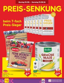 Mais im aktuellen Netto Marken-Discount Prospekt (Dresden) Mais im Netto Marken-Discount Prospekt "Aktuelle Angebote" mit 63 Seiten (Dresden)