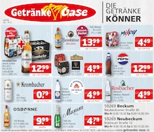 Getränke Oase Prospekt für Beckum mit 1 Seite Getränke Oase Prospekt für Beckum: "Aktuelle Angebote", 1 Seite, 26.05.2025 - 31.05.2025
