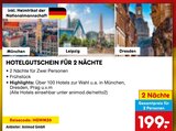 Hotelgutschein für 2 Nächte im Angebot bei Netto Marken-Discount in Reutlingen Hotelgutschein für 2 Nächte Angebote von Netto reisen bei Netto Marken-Discount Reutlingen für 199,00 €