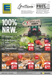 Bratwurst im EDEKA Prospekt in Kaarst Aktueller EDEKA Prospekt mit Bratwurst, "Aktuelle Angebote", Seite 1