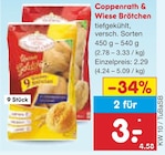 Brötchen Angebote von Coppenrath & Wiese bei Netto Marken-Discount Offenburg für 3,00 €