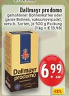 prodomo gemahlener Bohnenkaffee Angebote von Dallmayr bei E center Langenfeld für 6,99 €