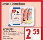 Frische Bratwurst von GUT&GÜNSTIG im aktuellen EDEKA Prospekt