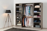 Dressing "qazar" imitation chêne grisé en promo chez Brico Dépôt Issy-les-Moulineaux à 159,00 €