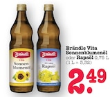 Aktuelles Vita Sonnenblumenöl Angebot bei E center in Mannheim ab 2,49 €