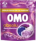 Lessive caps absolu fleurs blanches x22 lavages - OMO - Intermarché Super à Mont-de-Marsan Lessive caps absolu fleurs blanches x22 lavages - OMO en promo chez Intermarché Super Mont-de-Marsan à 8,20 €