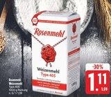 Weizenmehl Type 405 im Angebot bei EDEKA in Fürth Weizenmehl Type 405 Angebote von Rosenmehl bei EDEKA Fürth für 1,11 €