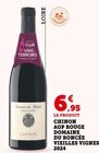 Promo Chinon AOP Rouge Vieilles Vignes 2024 à 6,95 € dans le catalogue Bi1 à Clairvaux-les-Lacs