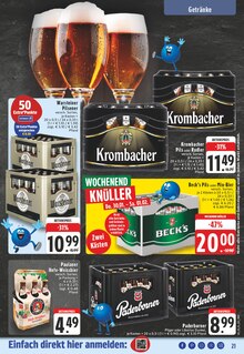 Bier im EDEKA Prospekt "Aktuelle Angebote" mit 28 Seiten (Paderborn)