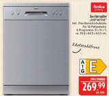 Geschirrspüler GSP 14755E Angebote von Amica bei Marktkauf Coburg für 269,99 €