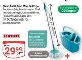 Clean Twist Disc Mop-Set Ergo im Angebot bei GLOBUS in Saarbrücken Clean Twist Disc Mop-Set Ergo Angebote von LEIFHEIT bei GLOBUS Saarbrücken für 4,99 €