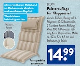 Polsterauflage für Klappsessel von BELAVI im aktuellen ALDI SÜD Prospekt für 14,99 €