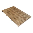 Dalle de terrasse autoportante en bois Halden Klikstrom L.120 x l.75 x ep.6,1cm à Castorama dans Théoule-sur-Mer Dalle de terrasse autoportante en bois Halden Klikstrom L.120 x l.75 x ep.6,1cm à Castorama dans Théoule-sur-Mer