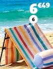 Dossier de plage en promo à 6,49 € chez Gifi Dossier de plage dans le catalogue Gifi