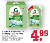 Waschmittel Flüssig Angebote von Frosch bei E center Mannheim für 4,99 €