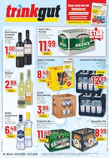 Bier im Trinkgut Prospekt "Aktuelle Angebote" mit 10 Seiten (Celle)