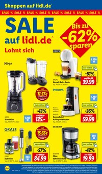 Kaffeevollautomat im Lidl Prospekt "LIDL LOHNT SICH" mit 66 Seiten (Heilbronn)