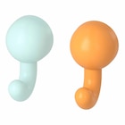 Haken mit Saugnapf orange/türkis im IKEA Prospekt Haken mit Saugnapf orange/türkis von HUMLESJÖN im aktuellen IKEA Prospekt für 3,49 €