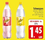 versch. Sorten im EDEKA Prospekt versch. Sorten von Schweppes im aktuellen EDEKA Prospekt für 1,45 €
