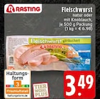 Fleischwurst natur oder mit Knoblauch Angebote von Rasting bei EDEKA Remscheid für 3,49 €