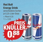 Energy Drink von Red Bull im aktuellen V-Markt Prospekt für 0,88 €