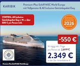 Premium-Plus-Schiff MSC World Europa bei ALDI Nord im Prospekt "" für 2.349,00 €