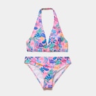 Promo Maillot de bain 2 pièces rose fluo fille à 15,99 € dans le catalogue La Halle à Lanester