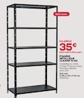 Étagère métallique Clicker 70 kg en promo chez Gedimat Étagère métallique Clicker 70 kg dans le catalogue Gedimat