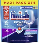 Tablettes lave-vaisselle Power Plus Tout en 1 Powerball* - FINISH en promo chez Casino Supermarchés Grigny à 6,95 €