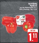 EDEKA Großdubrau - Paprika rot Angebot im Prospekt Paprika rot bei EDEKA im Großdubrau Prospekt für 1,11 €
