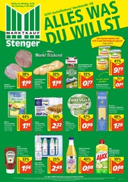 Marktkauf Stenger Prospekt für Weiberhof mit 2 Seiten Marktkauf Stenger Prospekt für Weiberhof: "Alles was du willst", 2 Seiten, 16.05.2022 - 21.05.2022