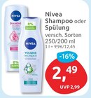 Shampoo im Angebot bei budni in Norderstedt Shampoo Angebote von Nivea bei budni Norderstedt für 2,49 €