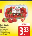 Erdbeeren Angebote von Gut & Günstig bei EDEKA Jena für 3,33 €