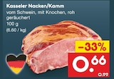 Aktuelle Schweinefleisch Angebote bei Netto Marken-Discount in Jena Aktuelles Kasseler Nacken/Kamm Angebot bei Netto Marken-Discount in Jena ab 0,66 €