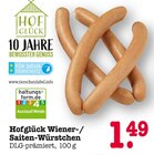 Wiener-Würstchen Angebote von Hofglück bei E center Mainz für 1,49 €