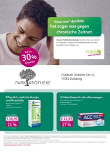 Aktueller mea - meine apotheke Prospekt "Unsere Januar-Angebote" Seite 1 von 4 Seiten für Duisburg